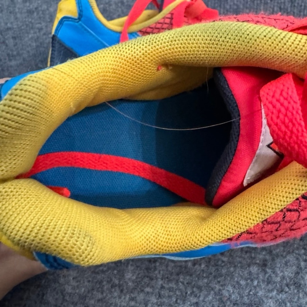 Nike Air Max 95 GS Crimson Blue Multi-Color Red Blue Yellow Sneakers Women 8.5 - Picture 9 of 10